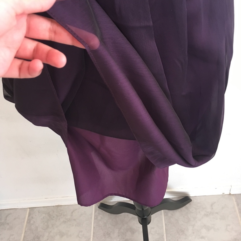 Alvina Valenta Plum Cocktail Dress - Picture 4 of 7